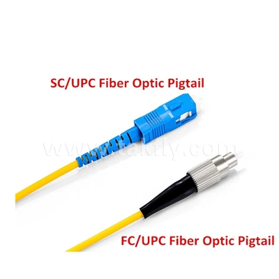0.9mm 2.0mm 3.0mm LSZH SC APC Fibra ottica Pigtail -40C a +80C