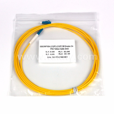 Cavo patch in fibra duplex LC OM3 0.9mm-3.0mm PVC/LSZH