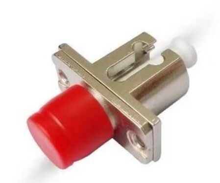 Adattatore con flangia metallica FC-LC monomodale a fibra singola, Adattatore in fibra ottica con flangia per telecomunicazioni, monomodale e multimodale