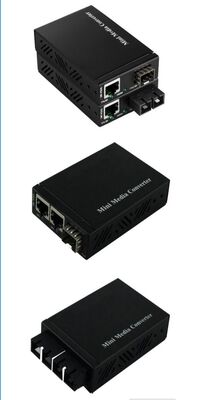 Mini convertitore multimediale da 10/10011000Base-TX a 1000Base-FX
