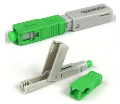 FTTH Field-Assembled SC/APC Field Installable Fiber Fast Connector (Embedded-APC) per cavo a goccia interno