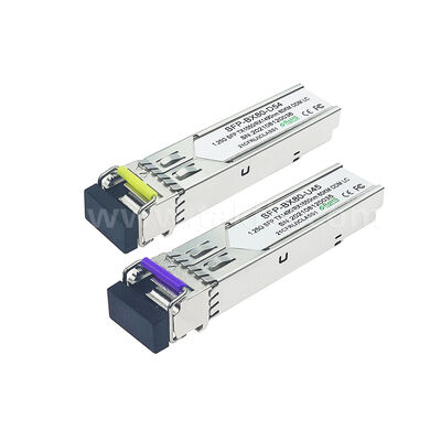 Ricetrasmettitore ottico bidirezionale SFP 1,25 gbps 80 km LC Tx1490nm/Rx1550nm per data center FTTX