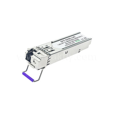 Modulo ricetrasmettitore SFP 1.25gbps 80km LC Reach Tx1490nm/Rx1550nm SFP Bidirezionale per Data Center FTTH FTTX