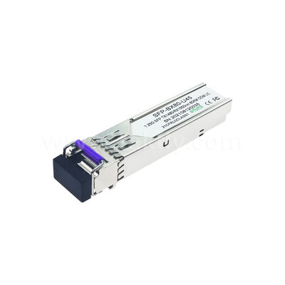 Modulo ricetrasmettitore SFP 1.25gbps 80km LC Reach Tx1490nm/Rx1550nm SFP Bidirezionale per Data Center FTTH FTTX
