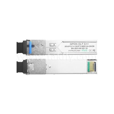 SFP GPON OLT Modulo di trasmettitore ottico di classe C++ per data center FTTH FTTX