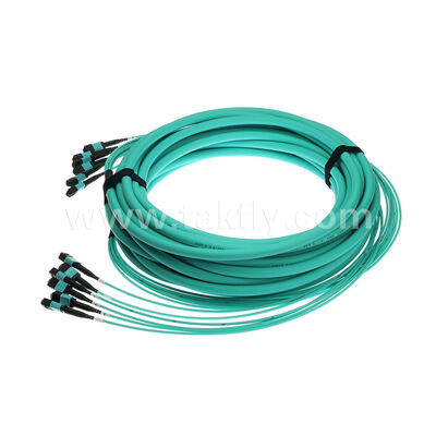 72 fibre 6x12F MPO MTP - 6x12F MPO MTP Maschio Femmina MM Multimode OM3 OM4 Patchcord in fibra ottica / Cavo patch in fibra ottica / Cavo breakout ottico / Cavo trunk in fibra ottica / Cavo fanout in fibra ottica
