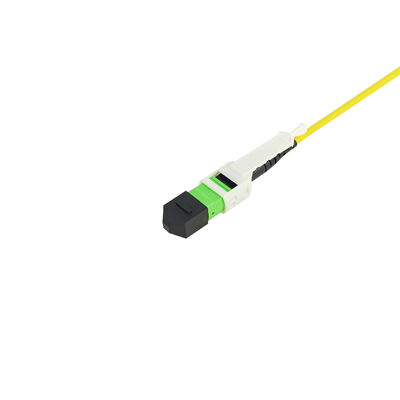 MPO MTP Fiber Connector with Pull Tab SM MM OM3 OM4 OM5 Fiber Optical Breakout Cable Fiber Optic Patchcord/Optical Fiber Patch Cable/Optical Fiber Trunk Cable/Optical Fiber Fanout Cable per elevata densità