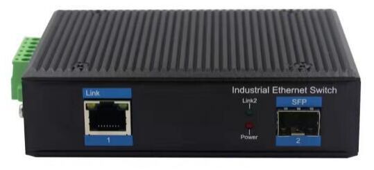 Switch PoE di grado industriale 1 porta 10/100/1000 Mbps PoE + 1 porta fibra SFP 1000 Mbps (DF-1FG-1GPI)