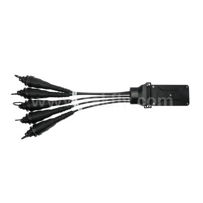 Impermeabile 1x4 Mini FiberHub CLOSURE ITU-T SM G657A2 2.0mm Cable Fiber Optic PLC Splitter IP68