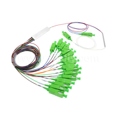 Impermeabile 1x4 Mini FiberHub CLOSURE ITU-T SM G657A2 2.0mm Cable Fiber Optic PLC Splitter IP68