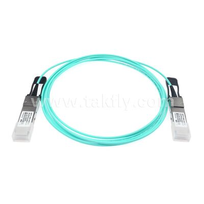 Fibra ottica attiva dei cavi AOC 100Gbps QSFP28 a QSFP28 per data center FTTH FTTX