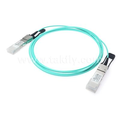 Fibra ottica attiva dei cavi AOC 100Gbps QSFP28 a QSFP28 per data center FTTH FTTX