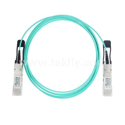 Fibra ottica attiva dei cavi AOC 100Gbps QSFP28 a QSFP28 per data center FTTH FTTX