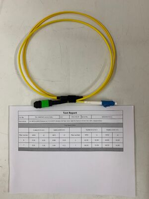 Cavo patch breakout MPO MTP di precisione a LC con 2 fibre e connettori APC/UPC opzionali per connettività flessibile