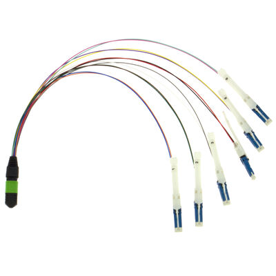 Fibra ottica MPO-CS Breakout Fibra ottica Patch Cord per Data Center