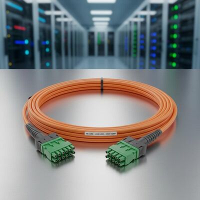 Cavo patch in fibra ottica a 48 core con bassa perdita di inserzione e stabilità ad alta temperatura per data center