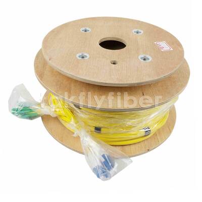 Cavo di rottura in fibra ottica ad alta densità a 48 nuclei con assemblaggi di cavi multifibra a guaina LSZH