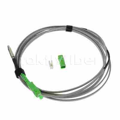 FTTH FTTX Pullable Bullet SC/APC Fiber Optic Patchcord with LSZH Jacket and G657A2 Fiber
