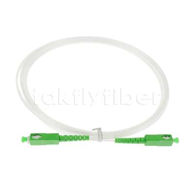 Cavo patch trasparente da SCAPC a SCAPC Cavo patch in fibra ottica invisibile in PVC G657A2