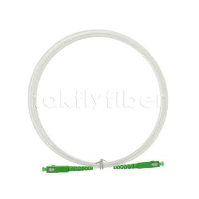 Cavo patch trasparente da SCAPC a SCAPC Cavo patch in fibra ottica invisibile in PVC G657A2