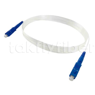 Cavo patch in fibra ottica invisibile certificato SC SM G657A 2.0*3.0mm CPR Eca per FTTH e FTTR
