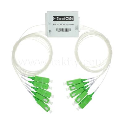 CCWDM 8+1 Canale Compatto Multiplexer per divisione a lunghezza d'onda grossolana G657A1 Fibra ottica per data center FTTX