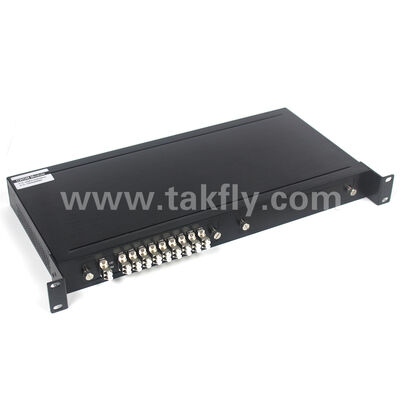 CWDM 8+1canale MUX+DEMUX LGX Modulo in fibra ottica per data center FTTX