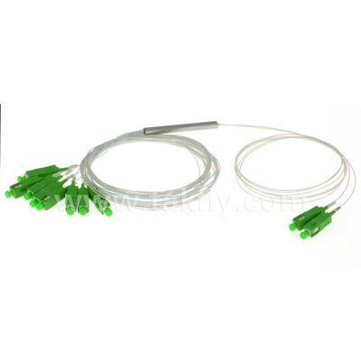 Splitter PLC in Fibra Ottica 2*N Tubo in Acciaio SC APC/UPC 0.9mm per Data Center Telecom FTTX