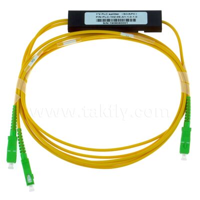 Splitter PLC in Fibra Ottica con box ABS 1xN SC APC/UPC per Data Center Telecom Fttx