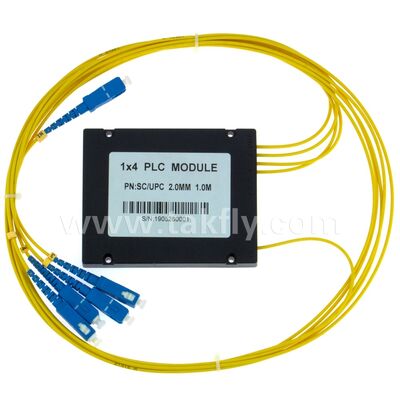 Splitter PLC in Fibra Ottica con box ABS 1xN SC APC/UPC per Data Center Telecom Fttx