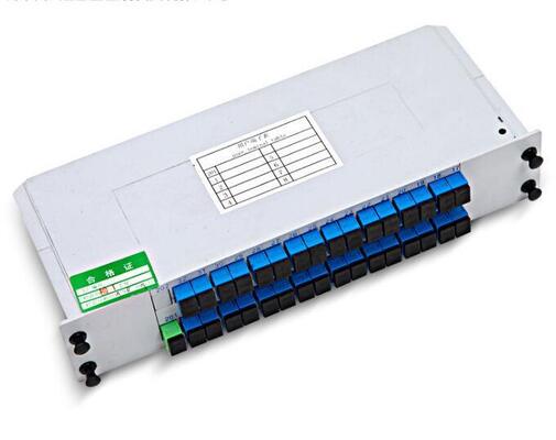 Fibra ottica PLC Splitter LGX Singlemode G657A SC APC/UPC per Data Center Telecom FTTx