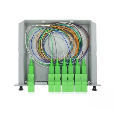 Fibra ottica PLC Splitter LGX Singlemode G657A SC APC/UPC per Data Center Telecom FTTx