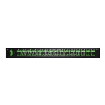 Fibra ottica SC APC/UPC monomodale G657A con supporto per rack splitter PLC per telecomunicazioni FTTx di data center