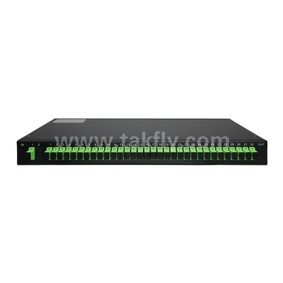 Fibra ottica SC APC/UPC monomodale G657A con supporto per rack splitter PLC per telecomunicazioni FTTx di data center