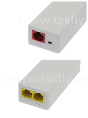 Estensore PoE Gigabit Impermeabile da 1 a 2 Porte con Estensione di 250m e Standard IEEE 802.3af/at