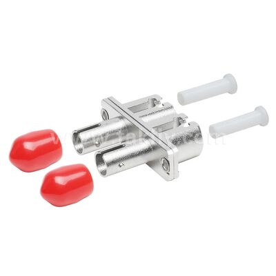 ST-LC Coupler Duplex Metal Hybrid Adapter Female/Female Fibra ottica per Data Center Telecom FTTX