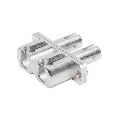 ST-LC Coupler Duplex Metal Hybrid Adapter Female/Female Fibra ottica per Data Center Telecom FTTX