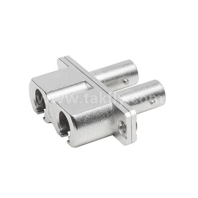 ST-LC Coupler Duplex Metal Hybrid Adapter Female/Female Fibra ottica per Data Center Telecom FTTX