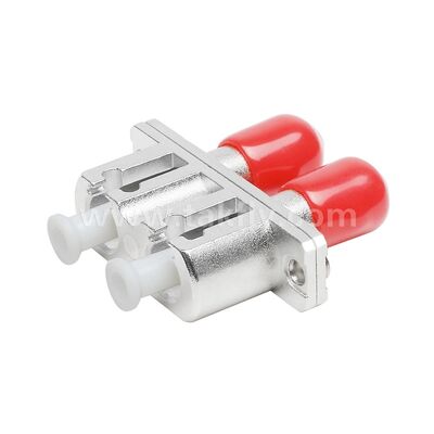 ST-LC Coupler Duplex Metal Hybrid Adapter Female/Female Fibra ottica per Data Center Telecom FTTX