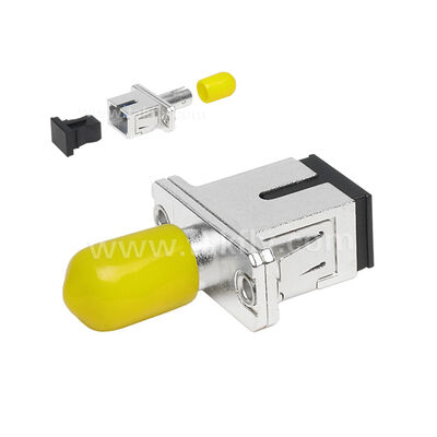 Accoppiatore in fibra ottica ST-SC Simplex Metal Hybrid Adapter Female/Female per Data Center Telecom FTTX