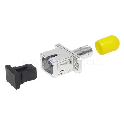 Accoppiatore in fibra ottica ST-SC Simplex Metal Hybrid Adapter Female/Female per Data Center Telecom FTTX
