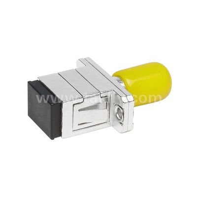 Accoppiatore in fibra ottica ST-SC Simplex Metal Hybrid Adapter Female/Female per Data Center Telecom FTTX