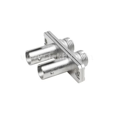 FC-ST Coupler Duplex Metal Hybrid Adapter Female/Female Fiber Optic per Data Center Telecom FTTX