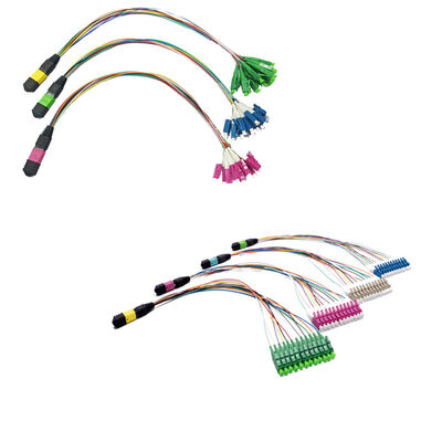 MPO MTP Multi-Core Pre-terminated Fiber Patch Cord per applicazioni di data center ad alta densità