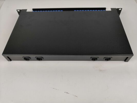 1U 48Core Slidable Rack-Mount Fiber Optic Distribution Frame con Rack da 19 pollici e facile gestione dei cavi