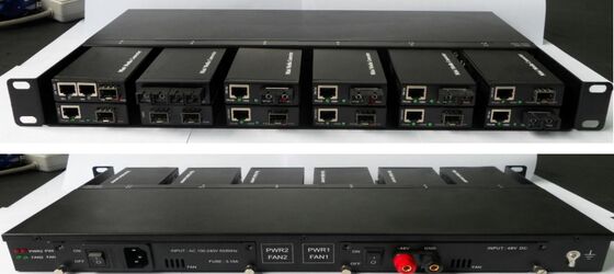 Mini convertitore multimediale da 10/10011000Base-TX a 1000Base-FX