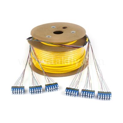 Cavi patch in fibra ottica Cavo patch preterminato SC-SC a 36 core per data center delle telecomunicazioni