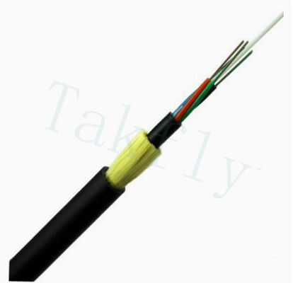 2-144 Cavo ADSS di base Single Mode G.652D, PE/AT Sheath, Max Span 1500m, per installazione aerea su torri di trasmissione