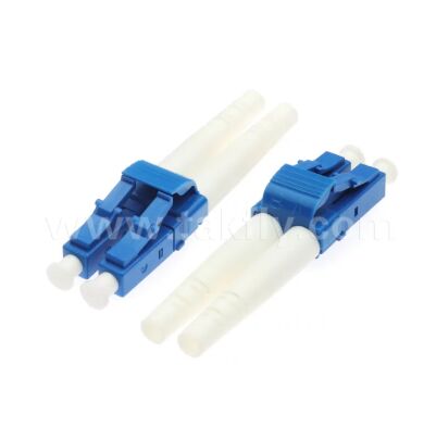 Specificità del connettore LC. Basse perdite di inserimento e ferrule in ceramica ad alta precisione. Modalità singola e multimoda.