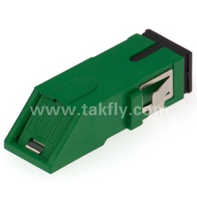 Adaptore a fibra ottica a manica di zirconia SC con opzione duplex e configurazione senza frangia